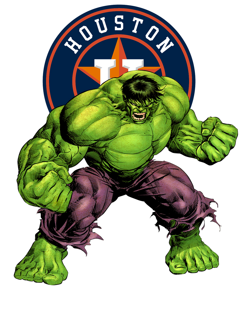 Houston Astros Hulk Logo vinyl decal